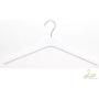 Elegant Plastic Hangers- Heavy Duty Coat Hangers- Clothing Hangers for Tank Top, Shirt, Sweater, Dress- Non Slip, Slim and Space Saving Plastic Clothes Hangers (White, 76)