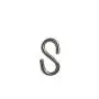 S Shaped Hook - Marine Grade 316 Stainless Steel 1.37'' Long, 1/8'' Thick Metal Hook for Hanging and Utility Use (6)