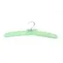 Tosnail Non-Slip Satin Padded Hangers Collection Shirt/Blouse Hangers - Pink, Blue, Green, White (12)