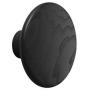 Natural Wood Wall Hanger Hooks Clothes Hooks Coat Hook Home Decoration Solid Oak Wood Beech Wood Rural Wall,M,Black