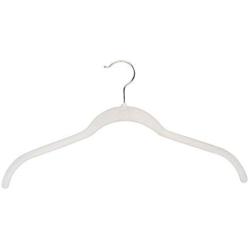 Joy Mangano Hangers (40 Pack) White Huggable Hangers, Non Slip Velvet Hangers, Space Saving Hangers, Clothes Hangers Bulk