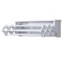 Cypressshop Wall-Mounted Laundry Hangers Foldable Drying Rack Garment Clotheslines Folding Clothes Shelving Unit Towel Laundry Room Storage Shelf White
