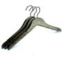 DNJKSA Walnut Wood Shirts Hanger for Clothes Shop (6 Pieces/lot)