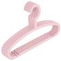 SAASNY Premium Quality Plastic Hangers,Kids Light-Weight Clothes Hangers 8 Plastic Hangers Nursery Hangers with Hooks for Baby,Toddler,Kids,Children (15,Pink) for Drying and Storage