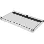 Pop n’ Store Decorative Storage Boxes with Lid, Collapsible and Stackable, Essential DVD Storage Box, Interior Size (14.624x7.5x5.75”) White