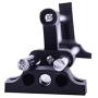 NTS 250mm，350mm,450mm Stainless Steel Retractable Wardrobe Rail Clothes Hanger Towel Coat Racks Closet Rod (250MM)