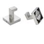 YGIVO Towel Hooks, Brushed Nickel SUS304 Stainless Steel Bath Coat Robe Clothes Square Hook Hanger Wall Hook Holder for Bathroom Kitchen Garage Hotel Wall Mounted