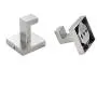 YGIVO Towel Hooks, Brushed Nickel SUS304 Stainless Steel Bath Coat Robe Clothes Square Hook Hanger Wall Hook Holder for Bathroom Kitchen Garage Hotel Wall Mounted