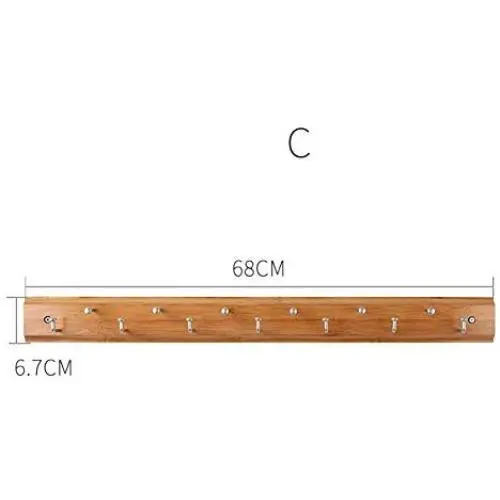 Cxjff Wall Coat Rack Clothes Hat Hanger Holder Hooks Home Style Solid Wood, 5 Style, 5 (Color : D, Size : 1 Piece) Cxjff Wall Coat Rack Clothes Hat Hanger Holder Hooks Home Style Solid Wood, 5 Style, 5 (Color : D, Size : 1 Piece)
