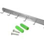 Metal Wall Mounted Hooks Rack Towel Clothes Hanging Wall Hanger