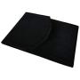 6&quotW x 8 1/4&quotH Black Velvet Jewelry Folder Pearl Necklace Organizer Storage Display Gift Valentine