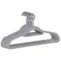 10pcs Random Color Velvet Hangers for Blouses, Tank Tops and Scarves, Ultra Thin Non Slip Clothes Hanger Hook