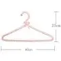 10pcs Random Color 40cm Adult Plastic Hanger Pearl Hangers, for Clothes Pegs Princess Clothespins Wedding Dress Hanger