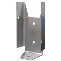 Fence Bracket Repair Kit | 10 Pack Galvanized Brackets for 2x4 Wood Rail | Includes 40 Galvanized Screws and Instruction Card | Packaged by North Trail Goods