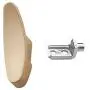 aXXcssqw9b Self Adhesive Coat Hook - Wall Mounted Clothes Towel Hat Hanger Holder Bathroom Kitchen Firm Hook Home Organizer Satin Golden 6286