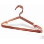10pcs Multipurpose Dry Cleaning Brass Elegant Rose Gold Clothes Hanger Wire Copper Coat Hanger Antiskid Organizer