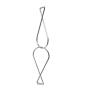 Ceiling Hook Clips Hanger Hooks for Classroom - (70 Pack) Grid Ceiling Hanging Figure 8 Hooks T-Bar Squeeze Hanger Clips for Office Home Decorations by Esfun