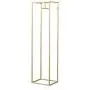 FURVOKIA Clothes Retail Heavy Duty Metal Garment Racks,Clothing Store Hanger Storage Shelves,Floor-Standing Display Rack (Gold Square Tube, 71" H)