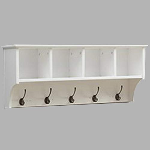 WZP Clothing Display Racks Coat Rack Partitions,Hangers Creative Bedroom Living Room Wall Lockers Grid Wall Mount/A/As Shown