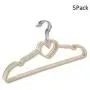 5 Pcs Clothes Hangers Drying Rack Flocking Scarf Coat Hanger Wardrobe Storage Space Saving Holder (Color : A-5) 5 Pcs Clothes Hangers Drying Rack Flocking Scarf Coat Hanger Wardrobe Storage Space Saving Holder (Color : A-5)