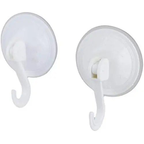 uxcell Plastic Bathroom Washroom Towel Clothes Hanger Suction Cup Hook 7cm Dia 2pcs White uxcell Plastic Bathroom Washroom Towel Clothes Hanger Suction Cup Hook 7cm Dia 2pcs White