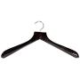 Walnut Finish Deluxe Coat Hanger (Set of 50)