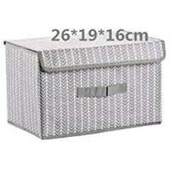 MATERIALAL Large Folding Non Woven Fabric Storage Boxes Home Supplies Clothing Underwear Socks and Kids Toys Storage,Plum