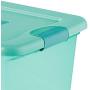 STERILITE 64 Quart Fresh Scent Stackable Plastic Storage Boxes Container (12 Pack)