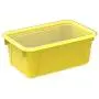 Storex Small Cubby Bins with Covers, Pack of 5, 12.2 x 7.8 x 5.1 Inches, Yellow (62410U05C) Storex Small Cubby Bins with Covers, Pack of 5, 12.2 x 7.8 x 5.1 Inches, Yellow (62410U05C)