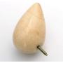 Vosarea Wall Hanging Hooks Wooden Water Drop Shaped Coat Hat Clothes Heavy Duty Hanger Raindrop Hooks