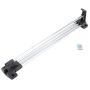 ZJchao Heavy Duty Retractable Closet Pull Out Rod Wardrobe Clothes Hanger Rail Towel Ideal for Closet Organizer Polished Chrome (30cm/ 11.8 Inches)