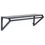 Industrial Wall-Mounted Garment Rack, Retro Simple Retail Clothing Display Stand, Metal Commercial Multi-Purpose Hangers, Iron Laundry Room with Durable Clothes Rail, Clothing Stores, Home ZDDAB