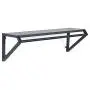 Industrial Wall-Mounted Garment Rack, Retro Simple Retail Clothing Display Stand, Metal Commercial Multi-Purpose Hangers, Iron Laundry Room with Durable Clothes Rail, Clothing Stores, Home ZDDAB Industrial Wall-Mounted Garment Rack, Retro Simple Retail Clothing Display Stand, Metal Commercial Multi-Purpose Hangers, Iron Laundry Room with Durable Clothes Rail, Clothing Stores, Home ZDDAB