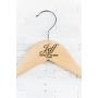 9 Personalized, Engraved Wedding Dress Hangers by Left Coast Original