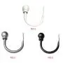 Gloryelenxs 2pcs U-Shaped Iron Curtain Hooks Window Drapery Tie Backs Hanger Household Accessories