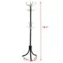 ????LUORATA Floor Standing Sturdy Metal Coat Rack Stand Entryway Hall Tree Wooden Coat Rack Hanger for Coat Jacke Hat Clothes Purse Scarves Umbrella (17.7 x 17.7 x 70.1 inches, Raisi Black Hooks) ????LUORATA Floor Standing Sturdy Metal Coat Rack Stand Entryway Hall Tree Wooden Coat Rack Hanger for Coat Jacke Hat Clothes Purse Scarves Umbrella (17.7 x 17.7 x 70.1 inches, Raisi Black Hooks)
