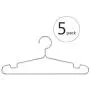 poeland 1kuan Clothes Hangers 304 Stainless Steel Standard High-end Suit Hangers 17.7 Inch 5 Pack poeland 1kuan Clothes Hangers 304 Stainless Steel Standard High-end Suit Hangers 17.7 Inch 5 Pack