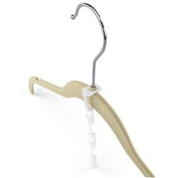HANGERWORLD 60 White 5.7inch Plastic Space Saving Multi-Hang Coat Clothes Garment Hanger Connector Hooks