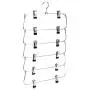 Quality Foldable 6 Tier Skirt Pants Cloth Hanger Heavy Duty Metal (1) Quality Foldable 6 Tier Skirt Pants Cloth Hanger Heavy Duty Metal (1)
