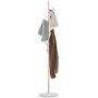 LOHO Wooden Coat Rack Hat Stand 8 Hooks Clothes Scarves Rack Hanger Storage Organizer Standing Hall Tree (White) - Amazon Vine