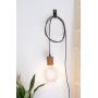 small leather strap brass ring wall hook wall hanging storage towel hook modern bathroom towel rack leather loop strap holder scarf hanger