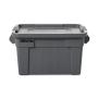 Rubbermaid Commercial Products Brute Tote Storage Container With Lid, 20-Gallon, Gray (Fg9S3100Gray)