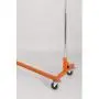 Only Hangers GR400EH Only Commercial Grade Double Bar Rolling Z Rack with Nesting Orange Base