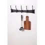 RTZEN Decorative Wrought Iron 5 Hooks Coat and Hat Rack | Wall Mount Entry Multi Hook Hanger | Black Clothes Holder | Handmade Décor RTZEN Decorative Wrought Iron 5 Hooks Coat and Hat Rack | Wall Mount Entry Multi Hook Hanger | Black Clothes Holder | Handmade Décor