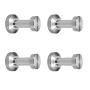 viborg (4 pieces Deluxe Solid Sus-304 Stainless Steel Bathroom Bath Single Towel Robe Hook Holder Kitchen Towel Hanger Hooks XS-894-4
