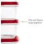 Rubbermaid Easy Find Vented Lids Food Storage Containers, Set of 30 (60 Pieces Total), Racer Red