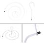 YOYOHOT 1 Pc Clothes Hanger Drying Rack Spiral Shaped Hanger Rotating Storage Rack Quilt Blanket Space Saver