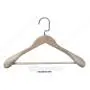Iddefee Clothes Hanger 10 Piece Set Solid Wood Suit Hanger Wide Shoulder Coat Adult Natural Wooden Non-Slip Hanger Pants Hangers (Color : Photo Color, Size : 44.5x26.5x6cm)
