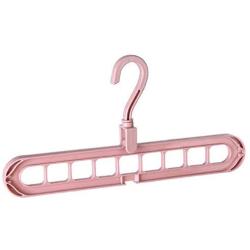10pcs Random Color Multi-Port Support Circle Clothes Hanger Clothes Drying Racks Multifunction Plastic Scarf Clothes Hanger Hangers Storage Rack