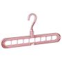 10pcs Random Color Multi-Port Support Circle Clothes Hanger Clothes Drying Racks Multifunction Plastic Scarf Clothes Hanger Hangers Storage Rack